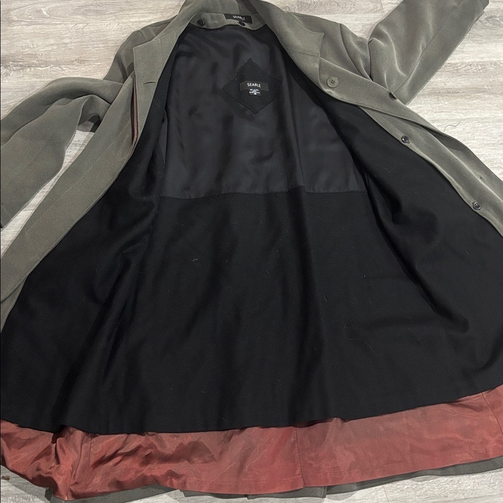 Searle Vintage Womens Jacket Olive Green color coat Sz 10 - Picture 8 of 10